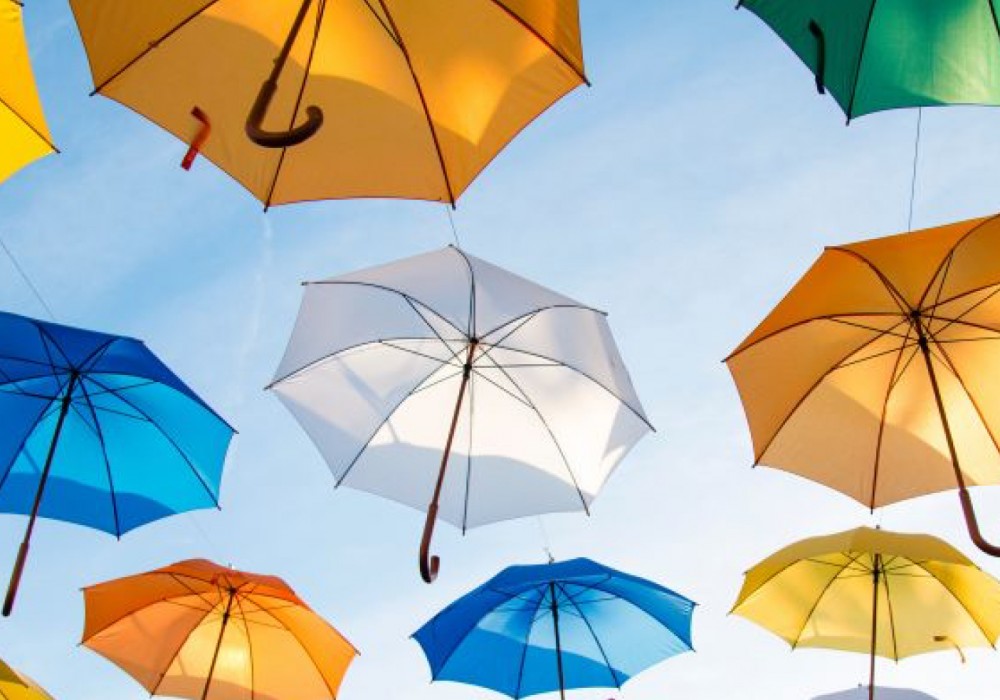 Flying Umbrellas