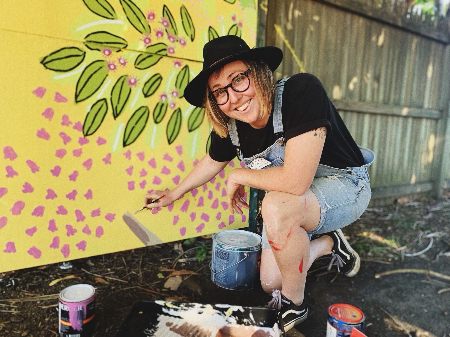 Jaz Grady painting