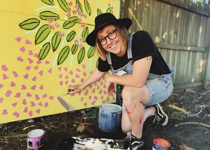 Radical Banner Making for Radical Youth: Session 2 with Jaz Grady at Birnam Arts