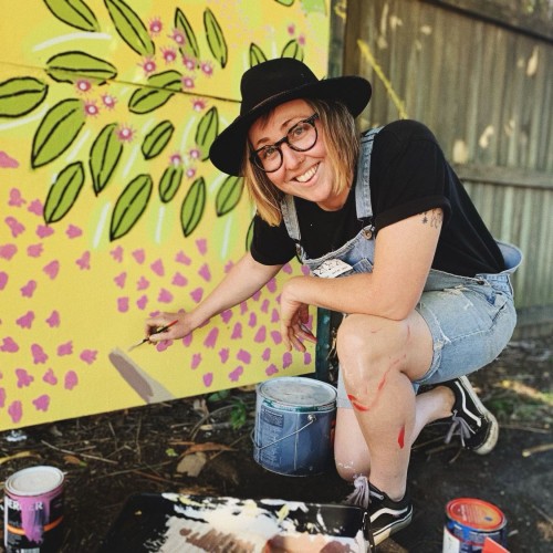 Radical Banner Making for Radical Youth: Session 2 with Jaz Grady at Birnam Arts
