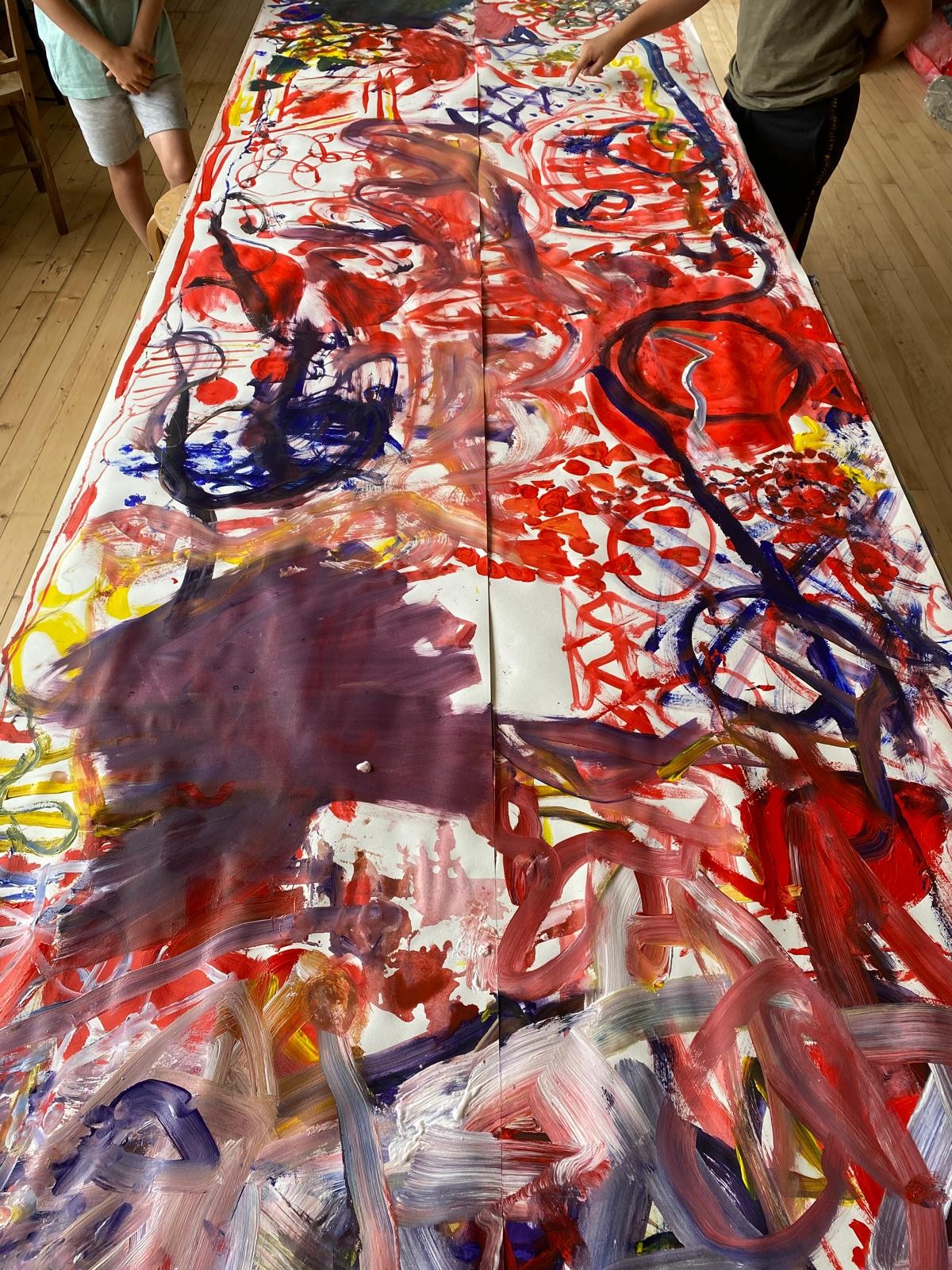 Anna Kelso Kids workshop painting