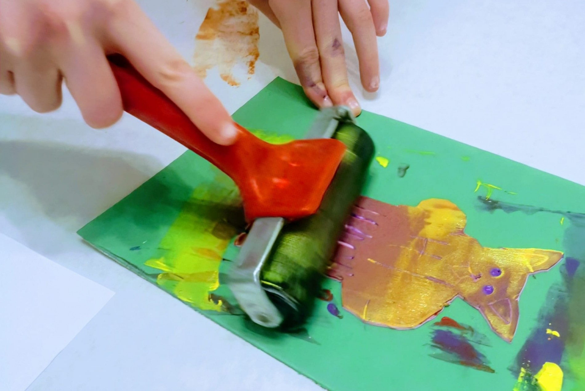 Nicky May Bolland Kids Printmaking