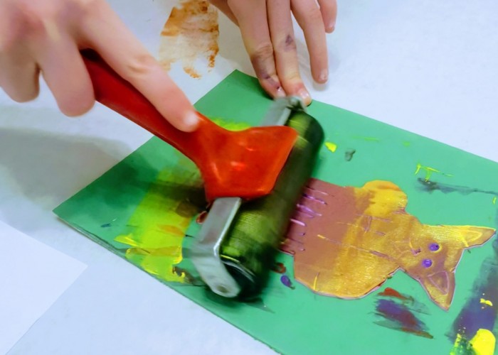 Kids Printmaking Workshop with Nicky May Bolland at Birnam Arts