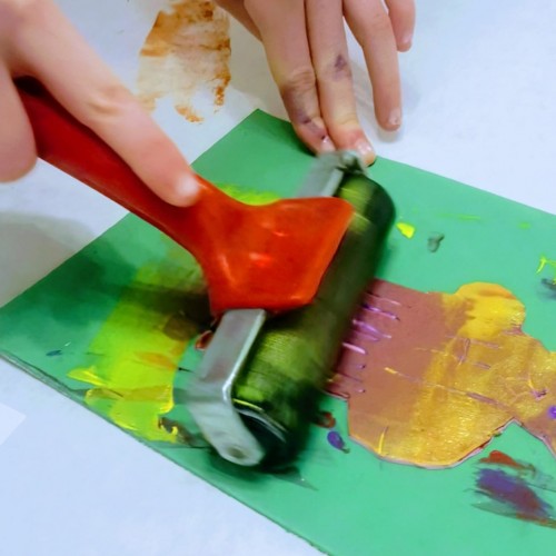 Kids Printmaking Workshop with Nicky May Bolland at Birnam Arts