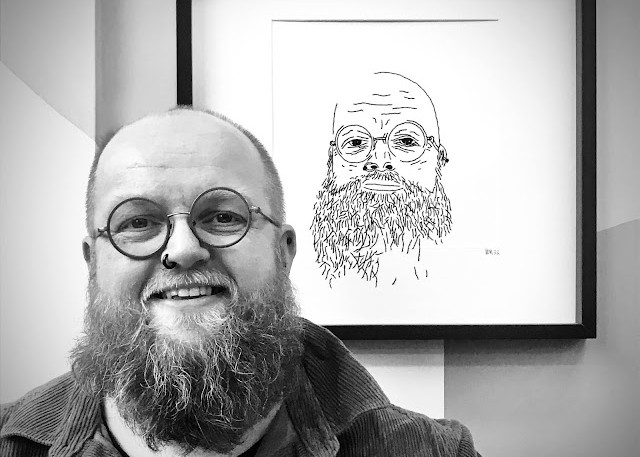 Mixed Media Embroidery Demo with Karl Macrae at Birnam Arts