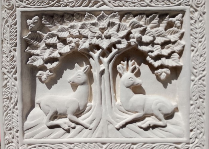 Stone Carving Demo with Neil Paterson at Birnam Arts