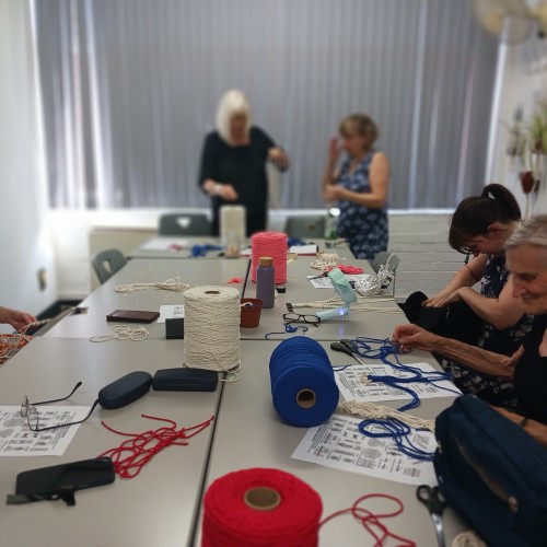 macrame workshop images