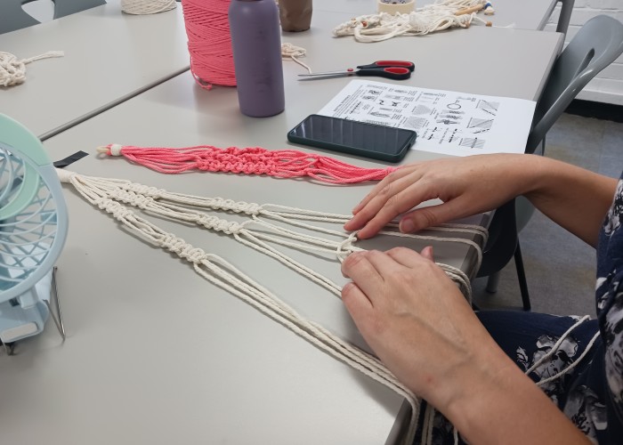 Macrame Plant Hanger Workshop at Birnam Arts