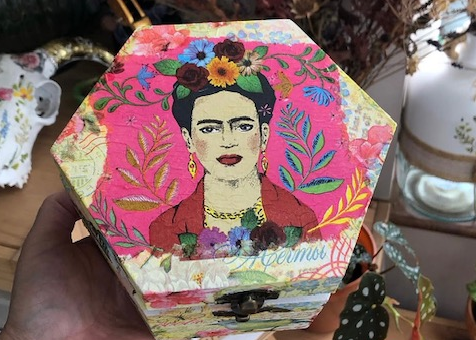 Make your own Decoupage Jewellery box with Gillian Goode at Birnam Arts