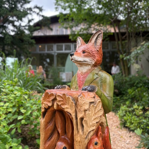Vertical Sculpture of Beatrix Potter Characters, Beatrix Potter Garden, Birnam, Dunkeld