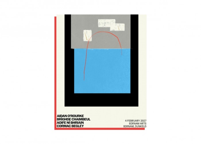 Aidan O&rsquo;Rourke, Br&igrave;ghde Chaimbeul, Aoife N&iacute; Bhriain, and Cormac Begley at Birnam Arts